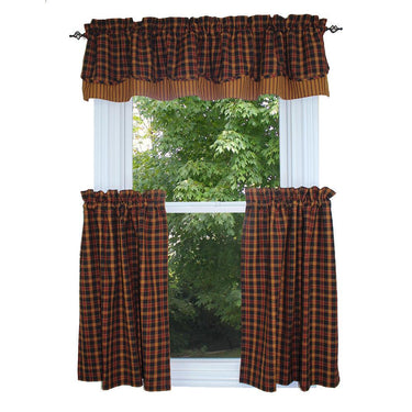 Homestead - Black Fairfield Valance VF330011 - The Fox Decor